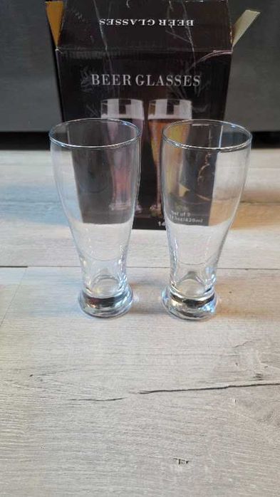Kufle Szklanki do piwa ParaCity szkło bezołowiowe 420 ml 2 sztuki