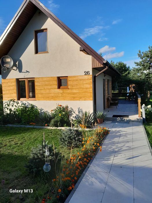 Domek z balia na Mazurach nad jeziorem do wynajęcia