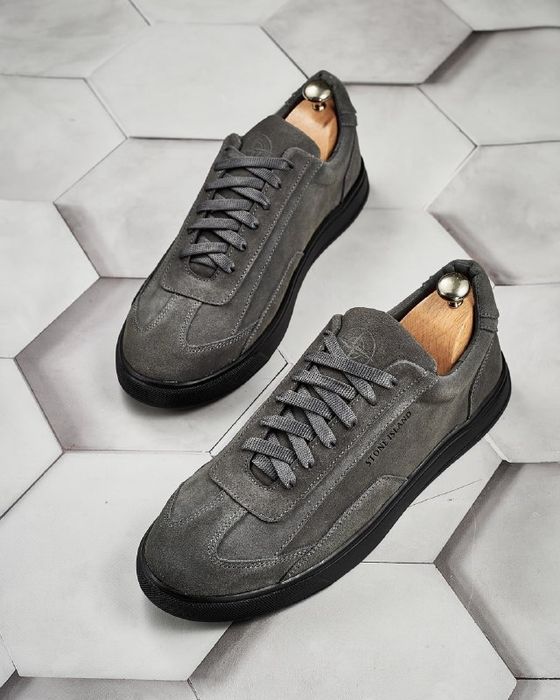 Мужские мокасины кроссовки Stone island