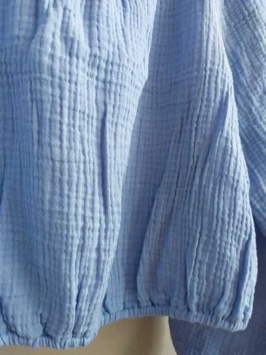 Bluzka hiszpanka błękitna niebieska S do M