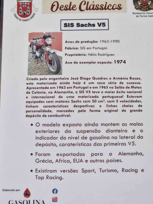 Sachs v5 racing 1974 classica