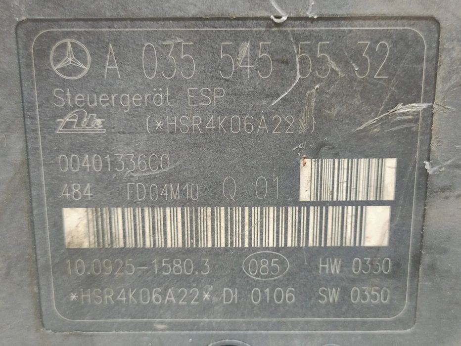 Modulo ABS | Bloco Hidraulico Mercedes Benz - A0054313612 - SLK R171