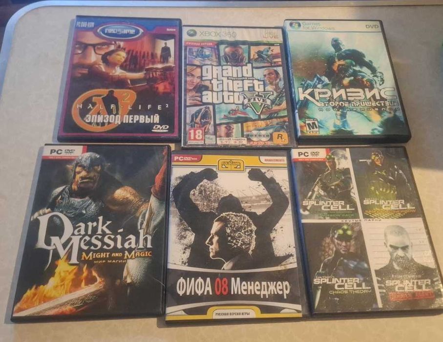 Ігрові диски компьютерта ікс бокс