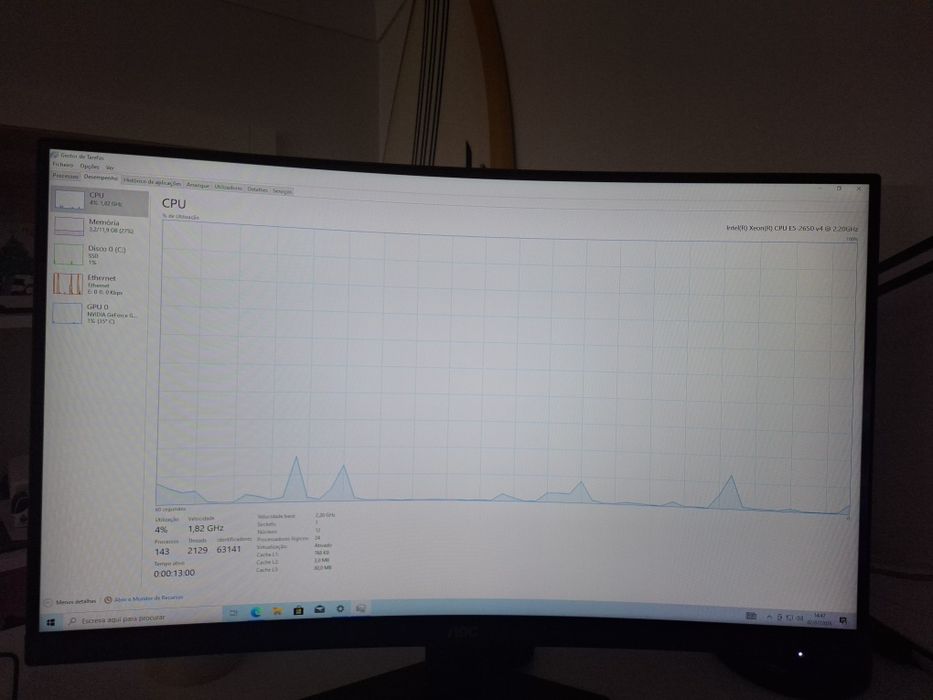 PC Gaming RGB | Xeon 12C/24T | 12GB RAM | SSD 500GB | GT 1030