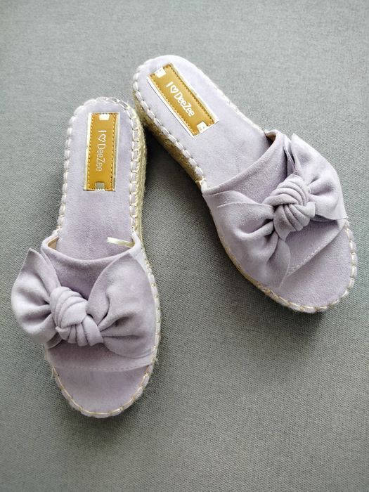 Klapki sandałki liliowe CCC DeeZee letnie 38 nowe