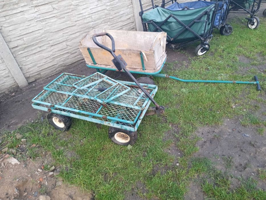 wózki 2szt uszkodzone