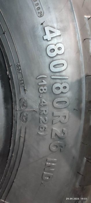 Продам сільхоз покришки 2шт. 480/80R26 Petlas PTX ND31 TL 167A8/B