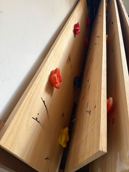 Pranchas come pedras escalada para parede