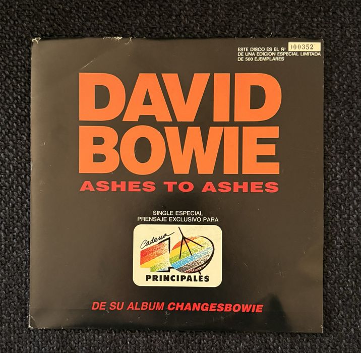 Promo David Bowie - Ashes to Ashes / Starman 7/45 Cadena Ser