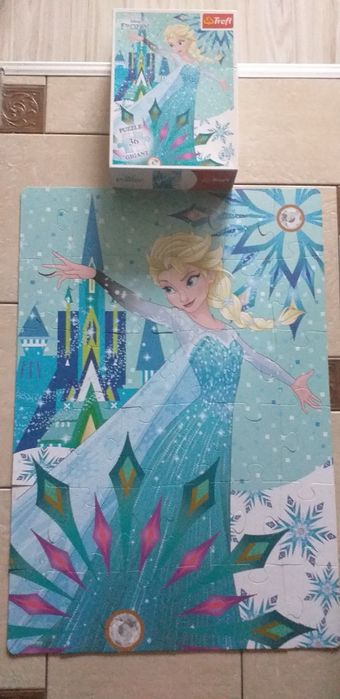 Duże puzzle Kraina Lodu