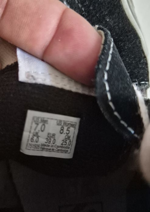 Vans Preto Tamanho 39