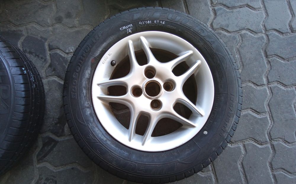 Jantes Mitsubishi R14 Com Pneus 185/60 Furação 4X100
