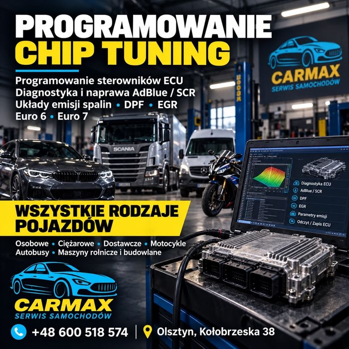 Chip tuning autoelektryka