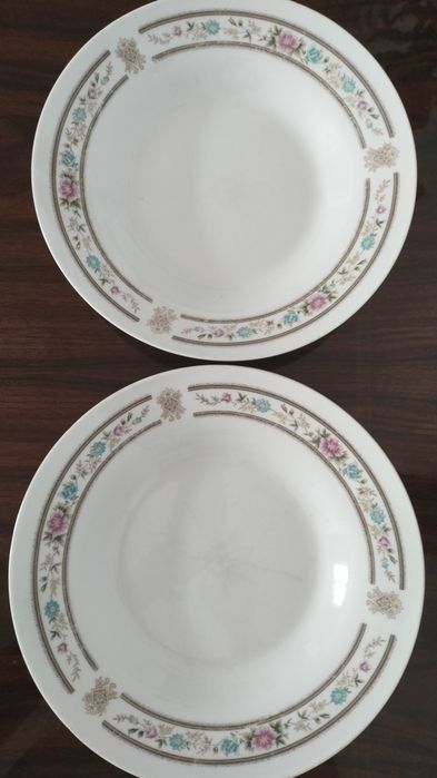 Talerze głębokie 2 sztuki. Prl