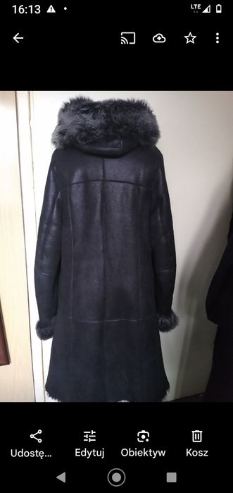 Kożuch damski naturalny