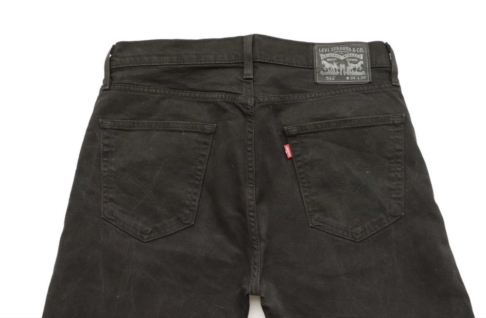 LEVIS 512 W34 L34 męskie spodnie jeansy slim tepered fit nowe