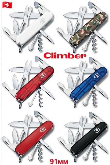 Ніж Victorinox Climber Мат UKRAINE Zodiac Animal Winter Magic