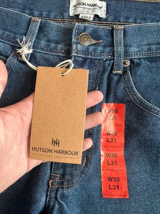 Jeansy Hutson Harbour – Nowe z Metką – S/M unisex W30 L31 Custom Paint