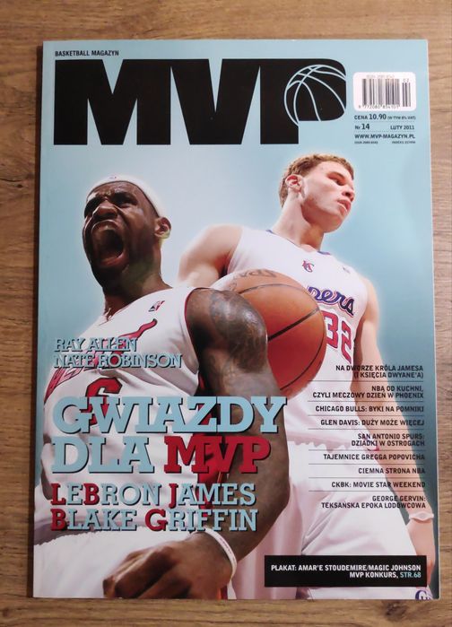 Sprzedam Magazyny NBA MVP