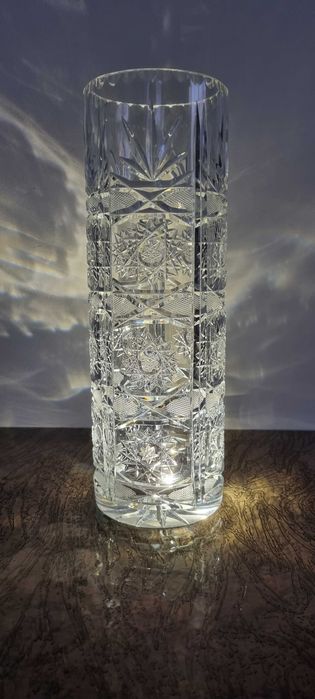 Kryształy, wazony PRL - 10szt.