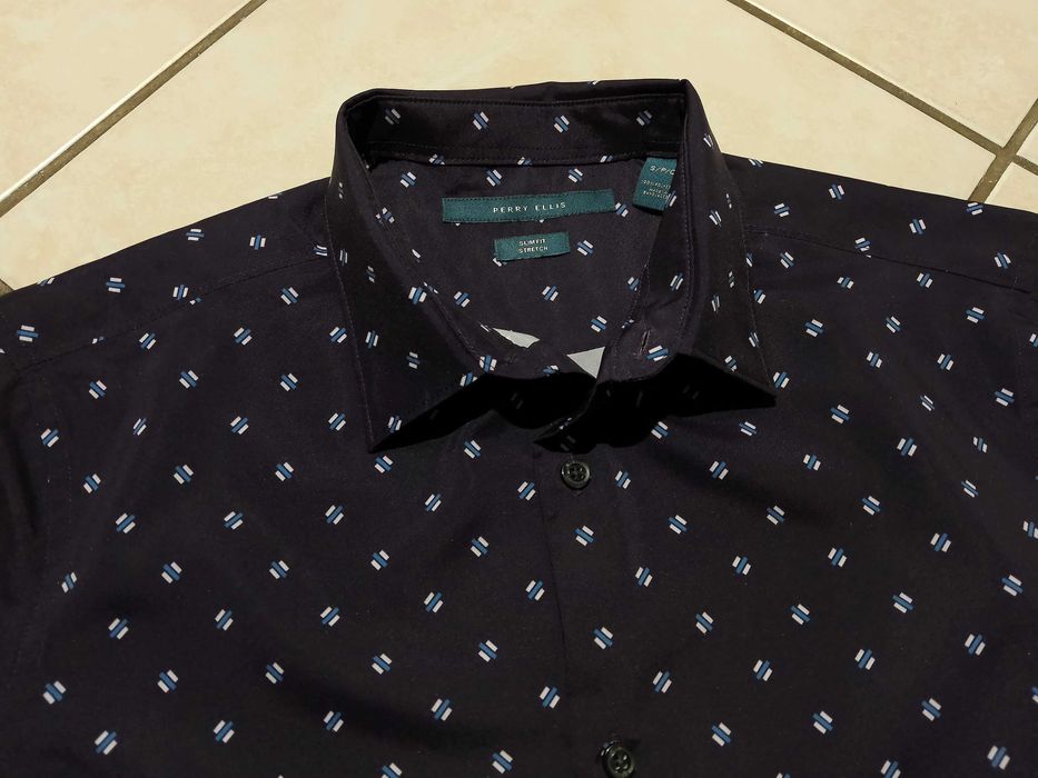 PERRY ELLIS USA - NOWA! Markowa Koszula Męska rozmiar S