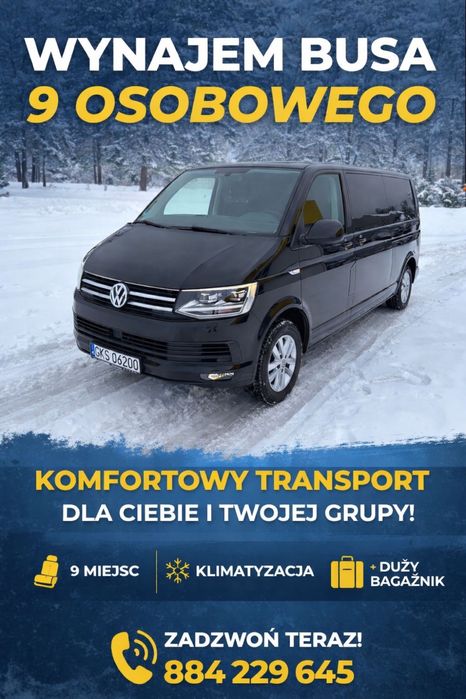 9 osobowy bus na wynajem