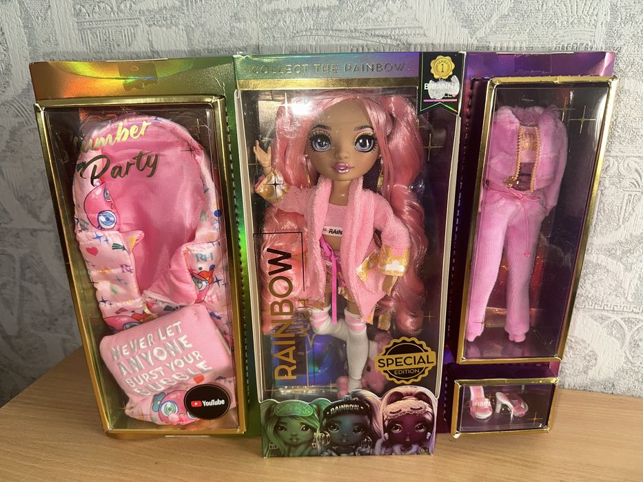 Rainbow high Brianna slumber party рейнбоу хай Бріана