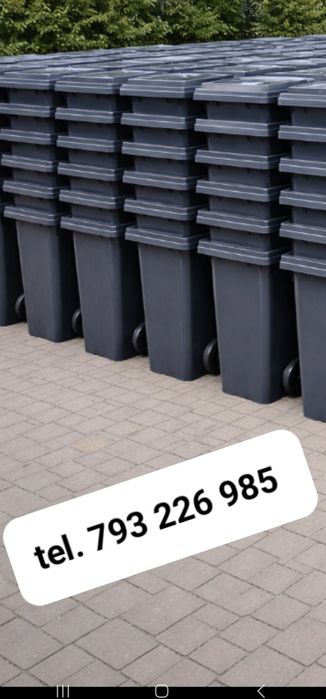 Kosz pojemnik 120 240 na butelki puszki kaucja odpad DOSTAWA BEZPŁATNA