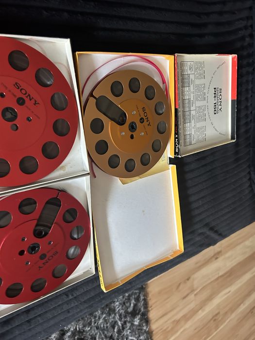 Szpule Magnetofonowe Sony 18cm Red/Gold/Polecam/Wys!