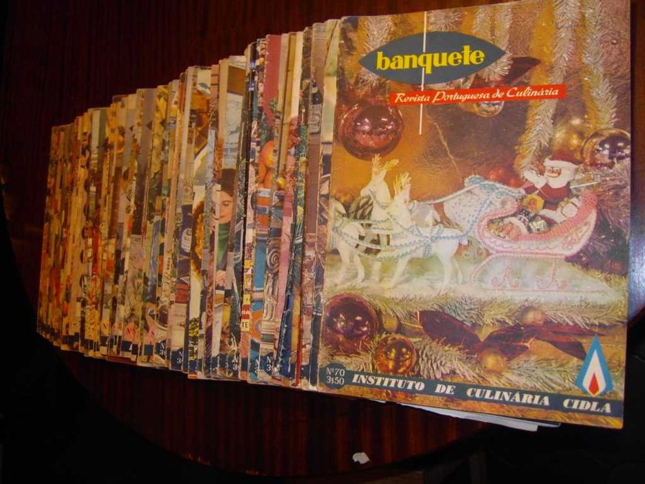 68 Revistas de Culinária, Coleção "Banquete"