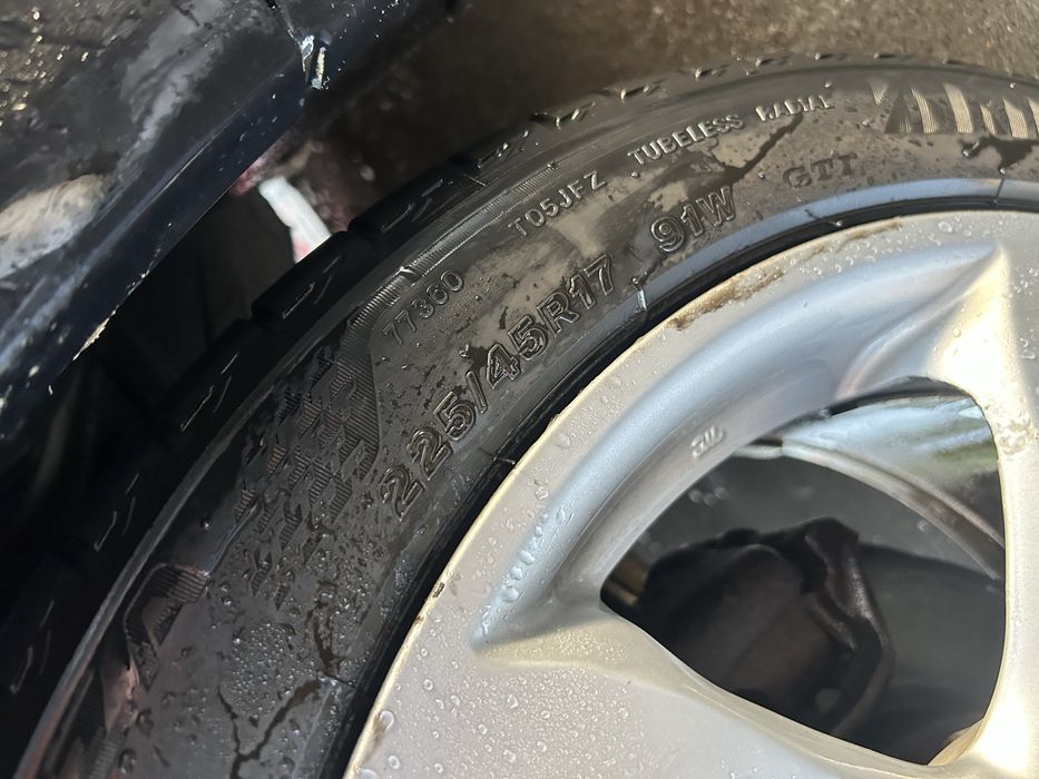 Felgi mercedes 5x112 225/45/17 letnie