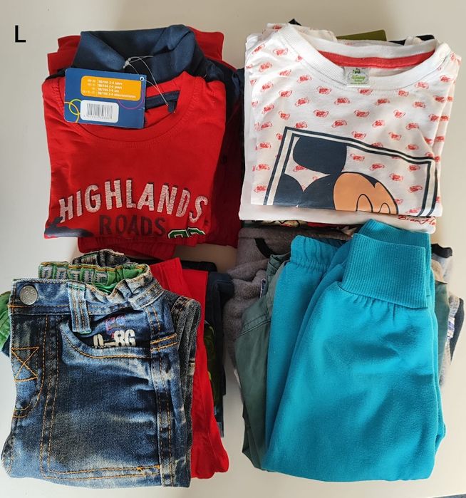 Lote roupa de rapaz 2 anos Verão/Inverno