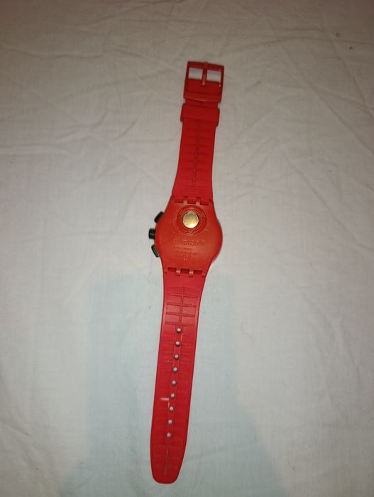 Relógio Swatch Chrono Vermelho - Vintage