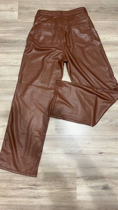 Кожані штани Zeo Basic