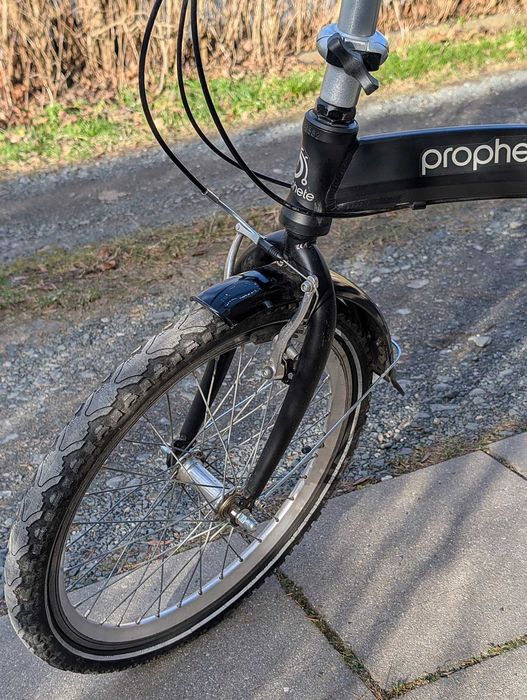 Rower składany składak Prophete Alu 20" bagażnik błotniki 7 biegów