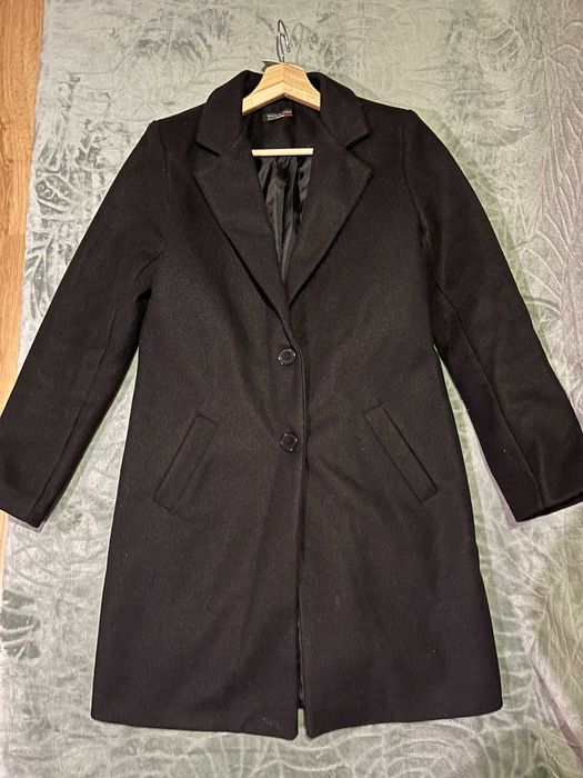 Płaszcz damski czarny
