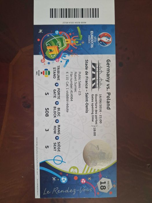 Bilety UEFA na ME we Francji 2016