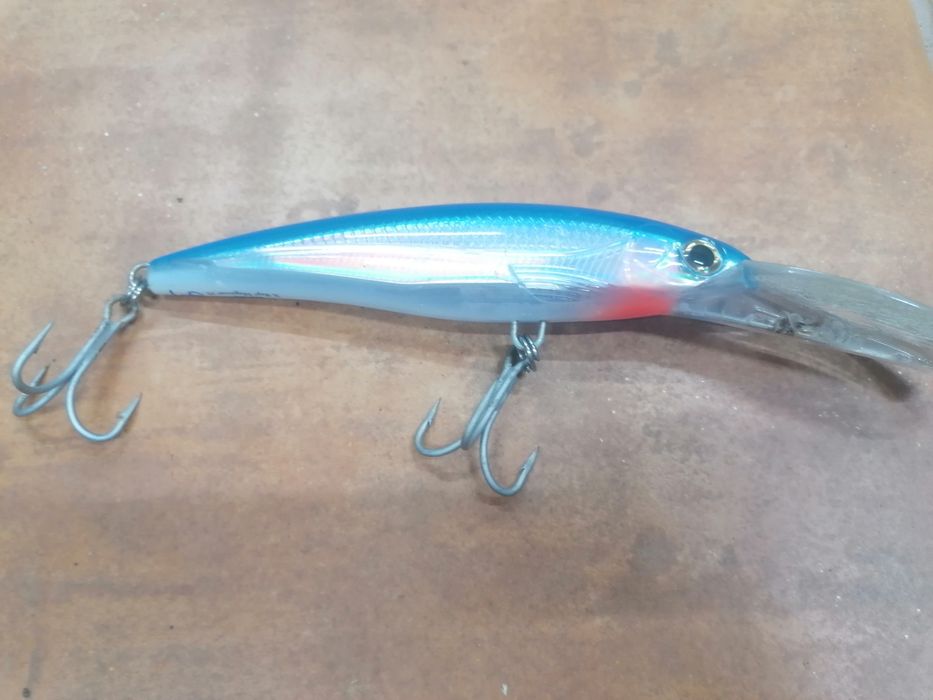 Amostras de pesca Rapala e Storm