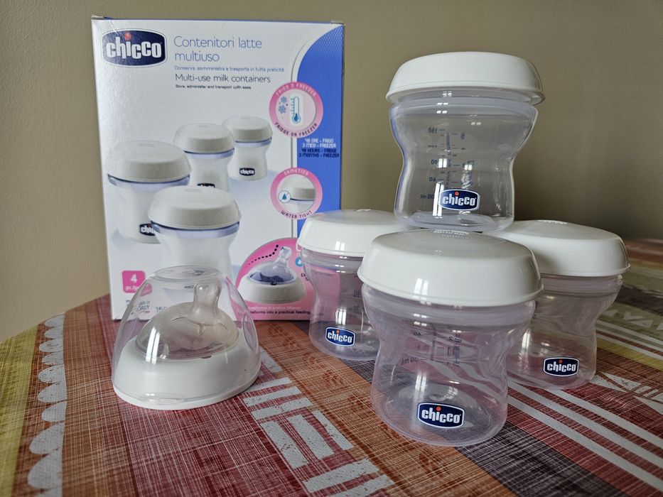 Contentores para leite materno Chicco - NaturalFeeling