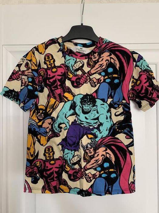 H&m футболка marvel для хлопчика 4-6 років 110-116