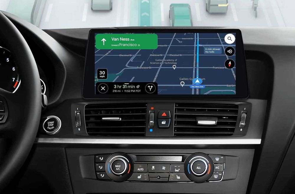 CarPlay Android Auto Radio DAB+ Android GPS WiFi 4G Nawigacja Bluetooth YouTube MP3 MP4 USB BMW X4 F26 Bose