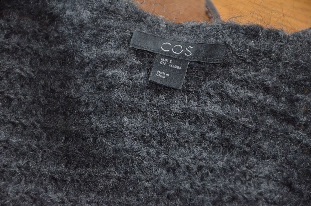sweter/kardigan COS r. S wool wełna