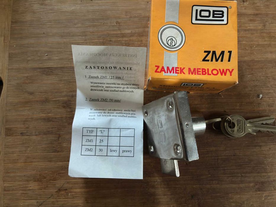 Zamek meblowy wierzchni ZM1 2 sztuki