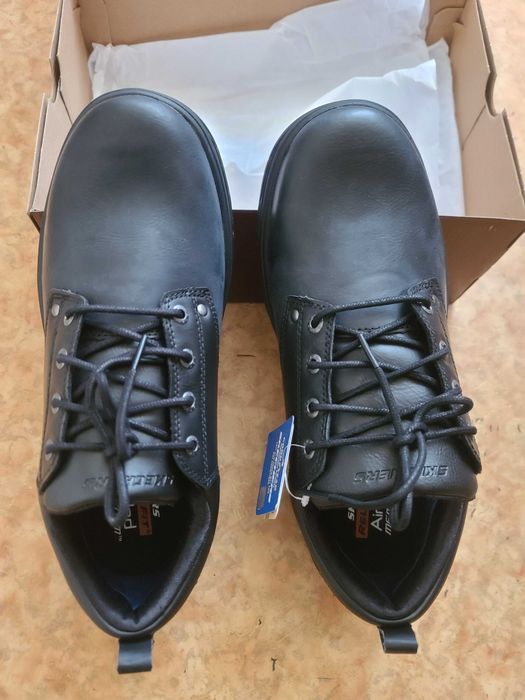 Туфлі Skechers Relaxed Fit чорний р.44-45 устілка 29 см натур.шкіра