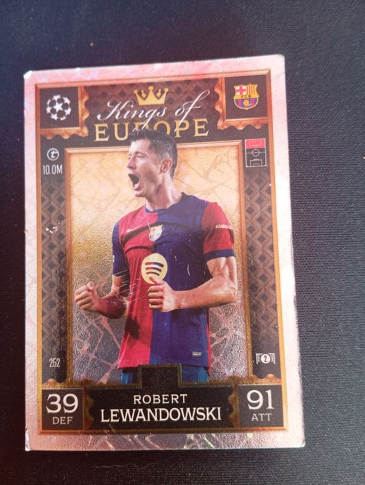 Karta Topps Match Attax Extra 2024/25 #252 „Kings of Europe” Robert Le