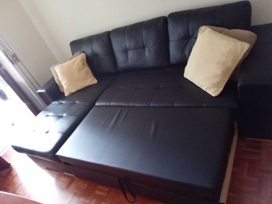 Sofa-Cama Pele Sintética VENDO