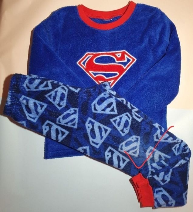 Піжама Костюм СУПЕРМЕНА М,яка Ніжна до тіла. Розмір 116-122