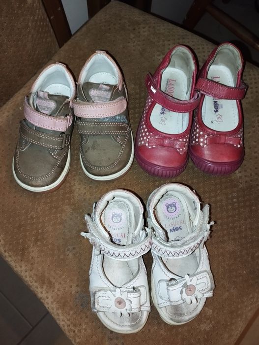 Buciki, baleriny, sandałkix2 lasocki kids rozm 21