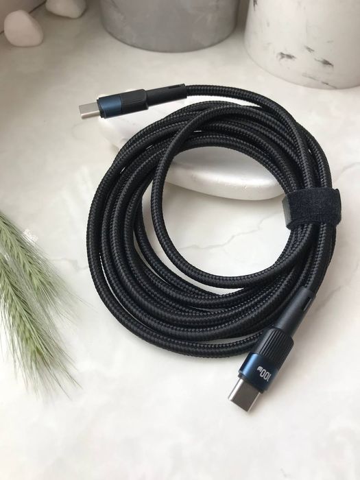 Кабель Type c -Type c шнур таепсі 2 м 100w