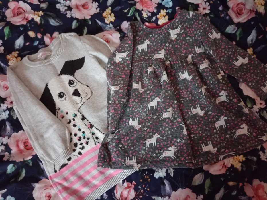 Paka ubranek dla dziewczynki w rozmiarze 86